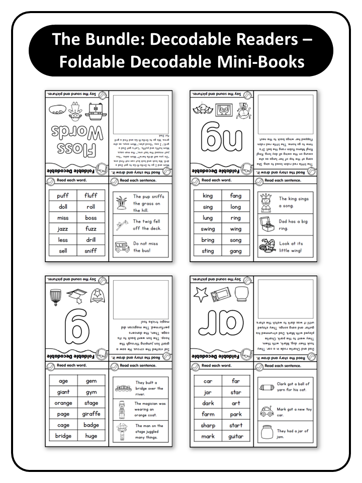 Phonics Mini Books- Science of Reading Aligned