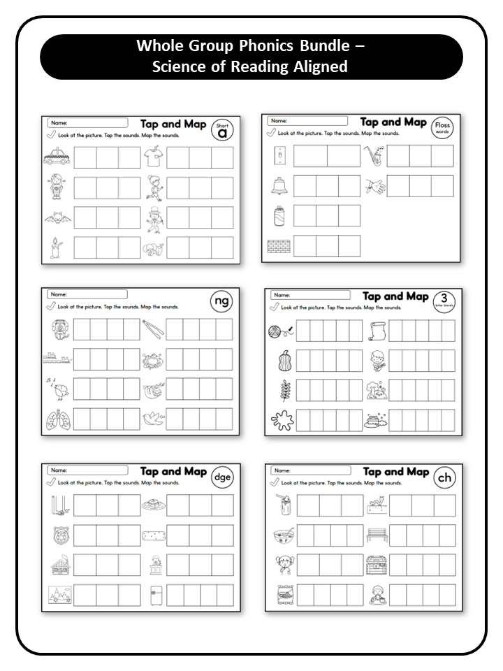 Whole Group Phonics Bundle - Science of Reading Aligned