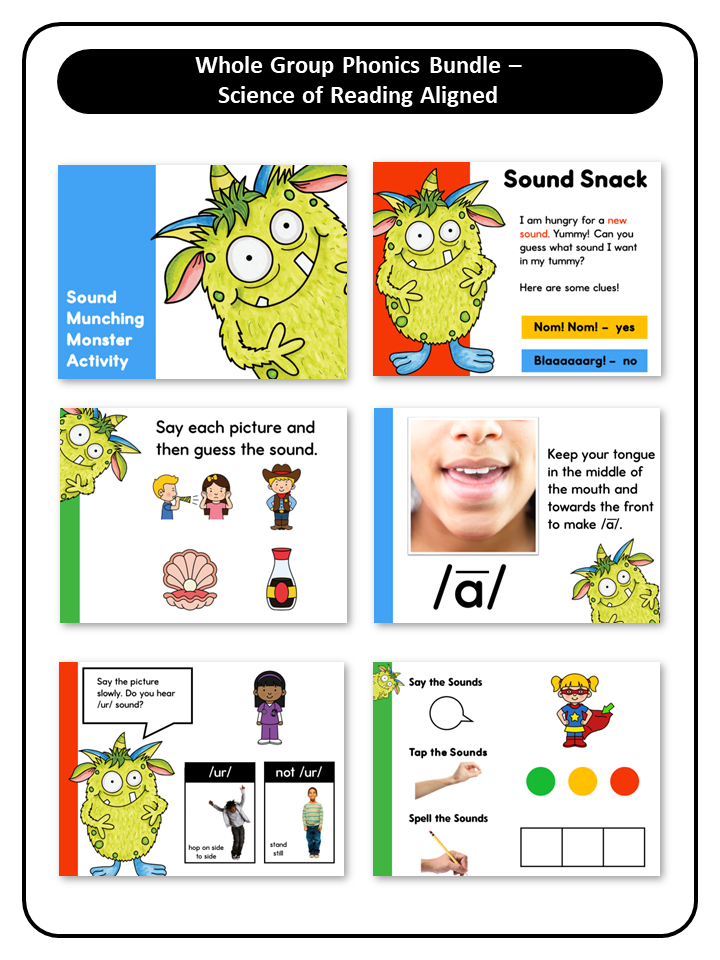 Whole Group Phonics Bundle - Science of Reading Aligned