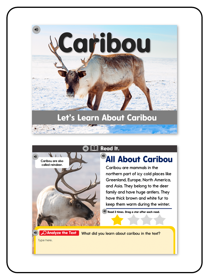 Listening Center All About Caribou - Digital Resource