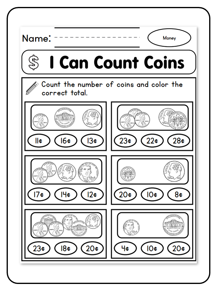 I Can Count Coins