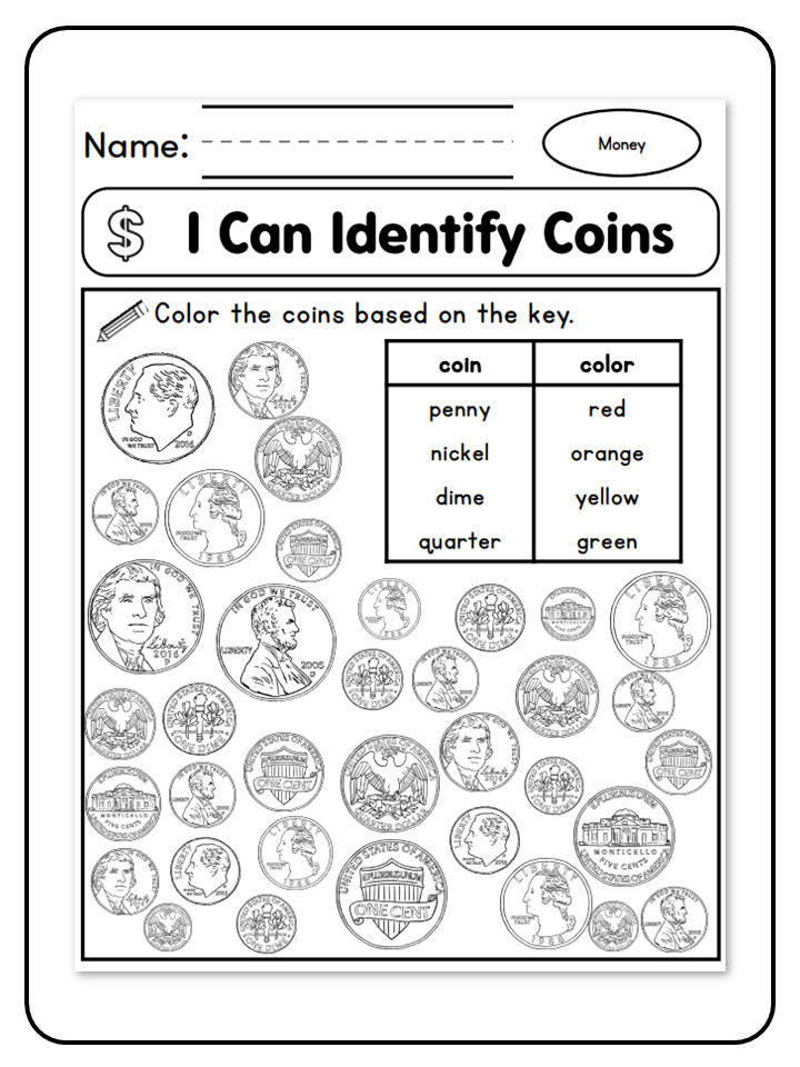 I Can Identify Coins