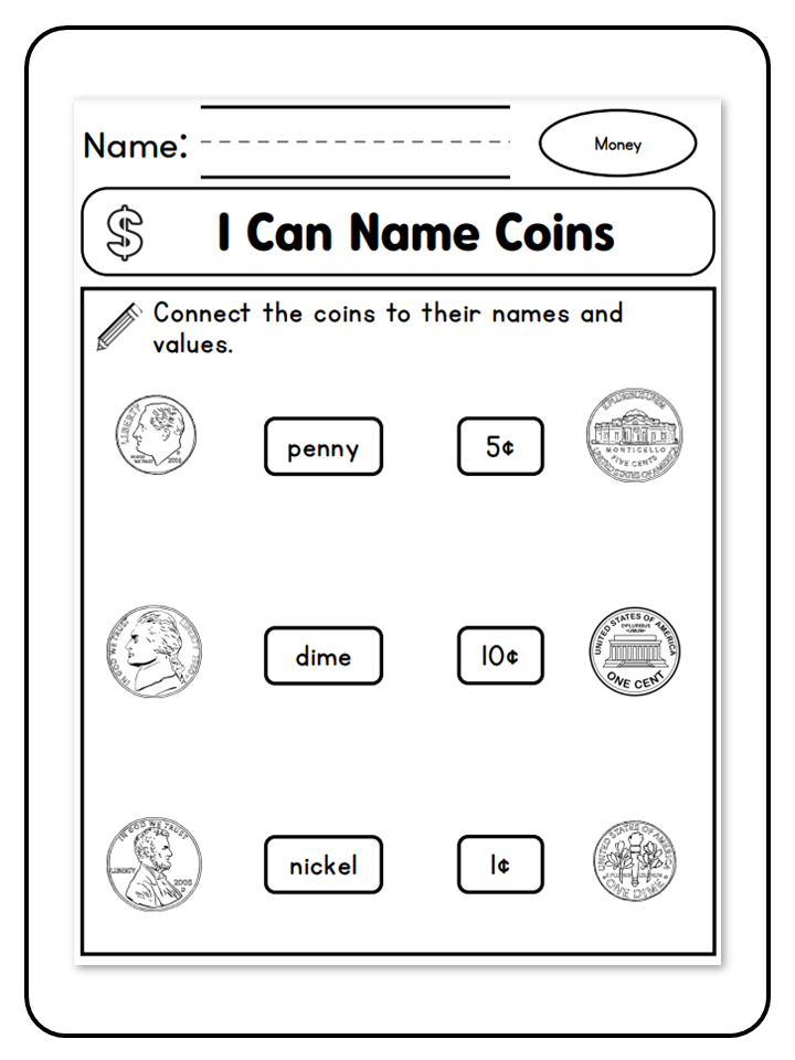 I Can Name Coins