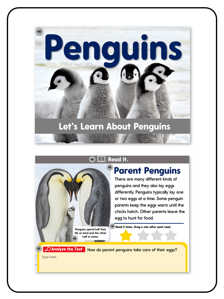 Listening Center All About Penguins - Digital Resource