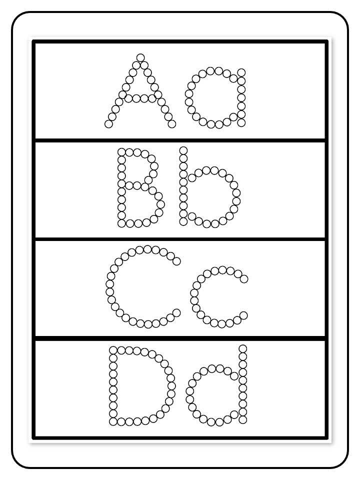 Alphabet Dip and Dots