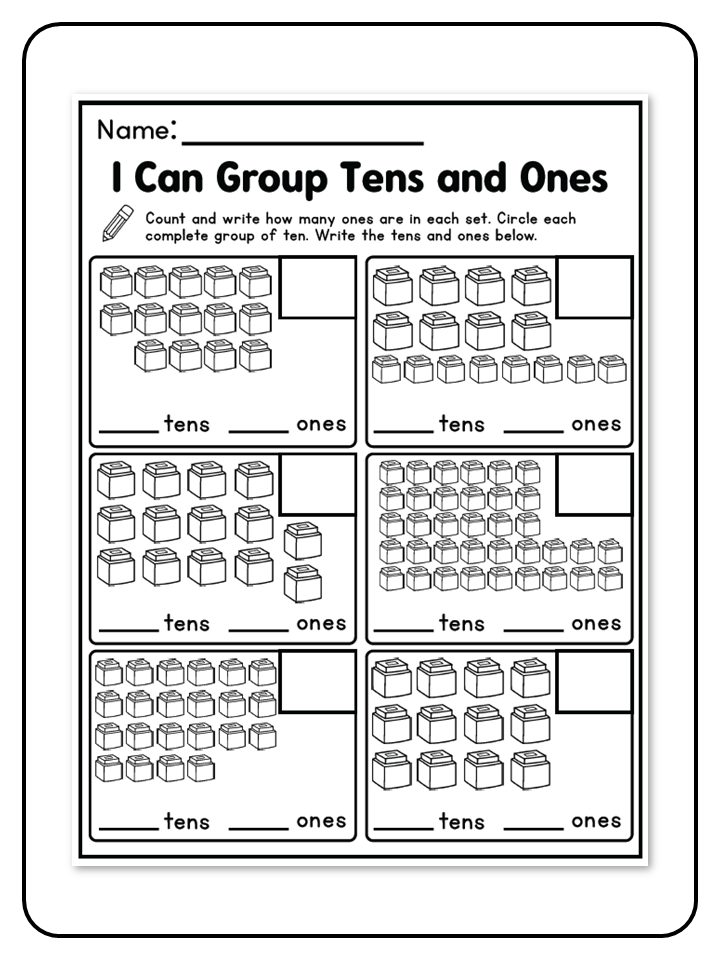 I Can Group Tens and Ones