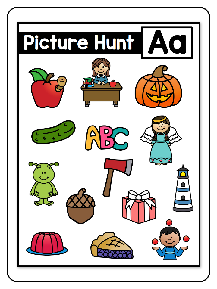 Alphabet Picture Hunt