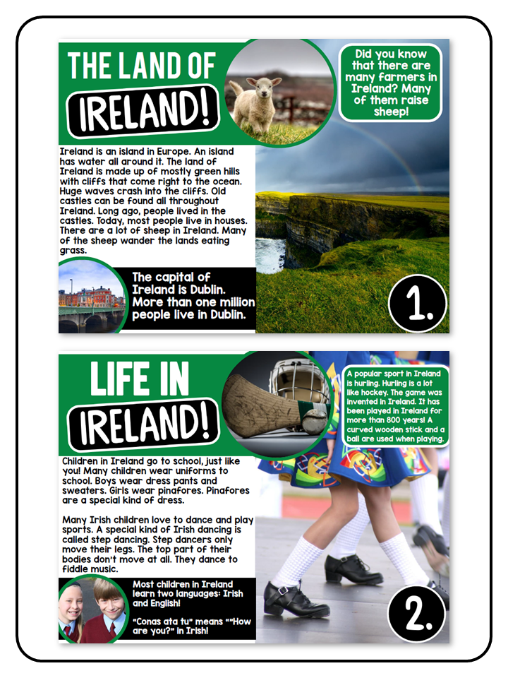 A Trip to Ireland {A Complete Nonfiction Resource}