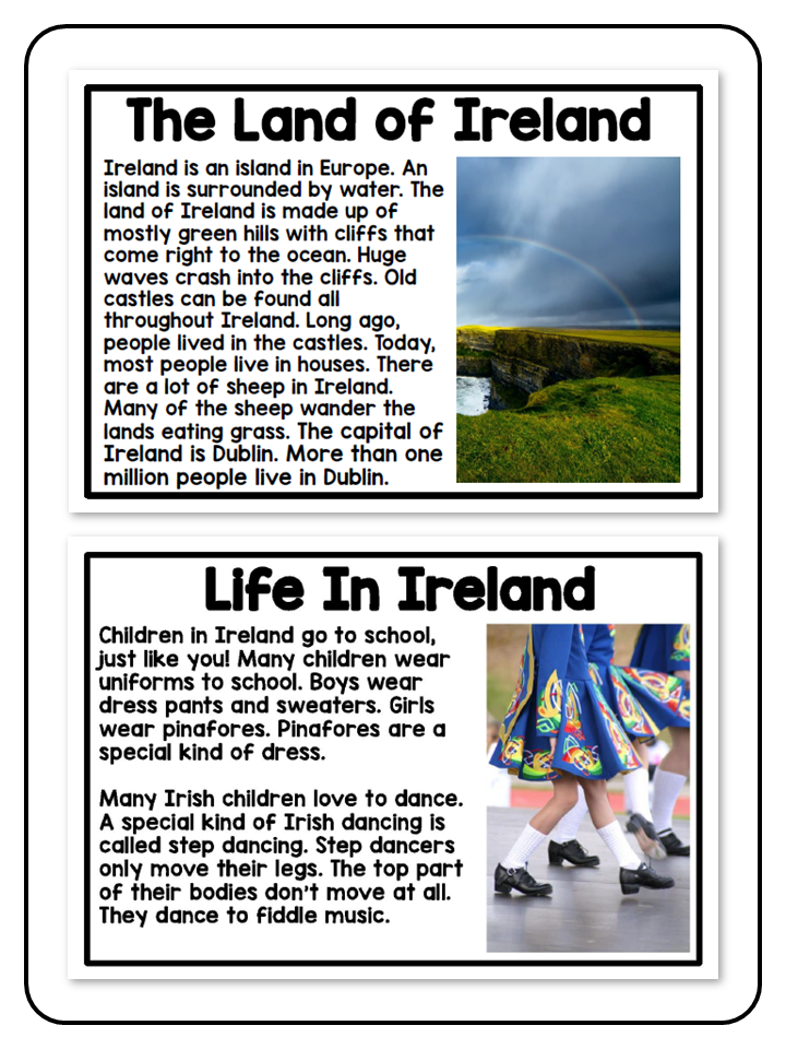 A Trip to Ireland {A Complete Nonfiction Resource}