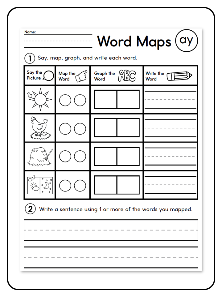 Word Mapping - Long Vowels