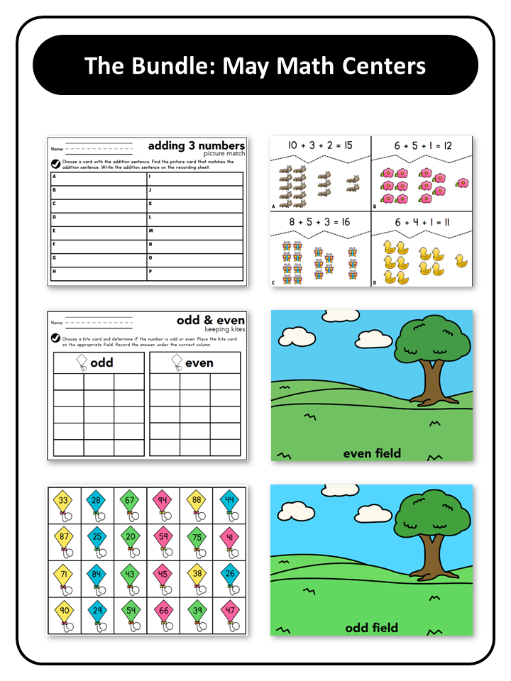 May Math Centers