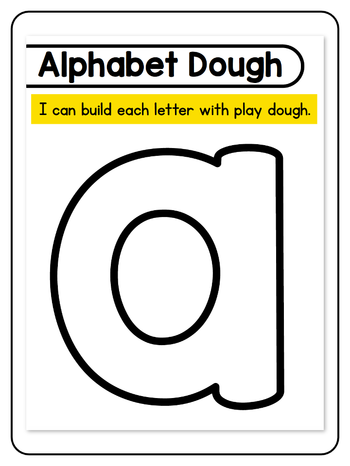 Alphabet Dough