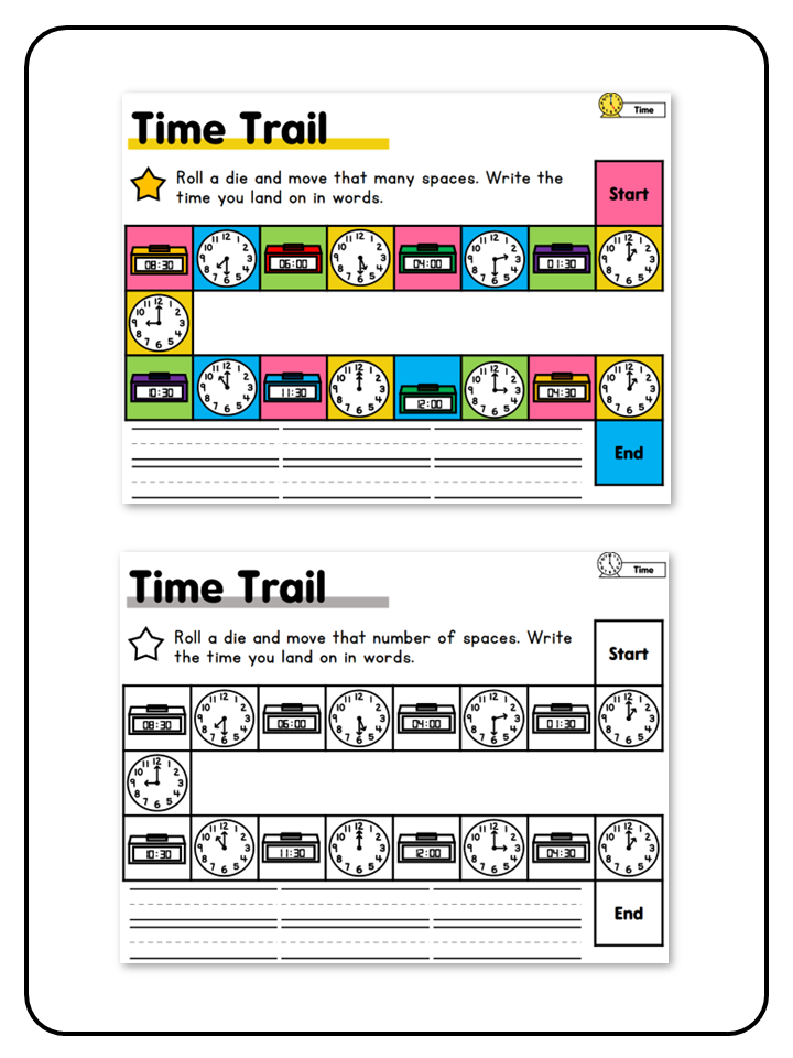 Time Trail Game