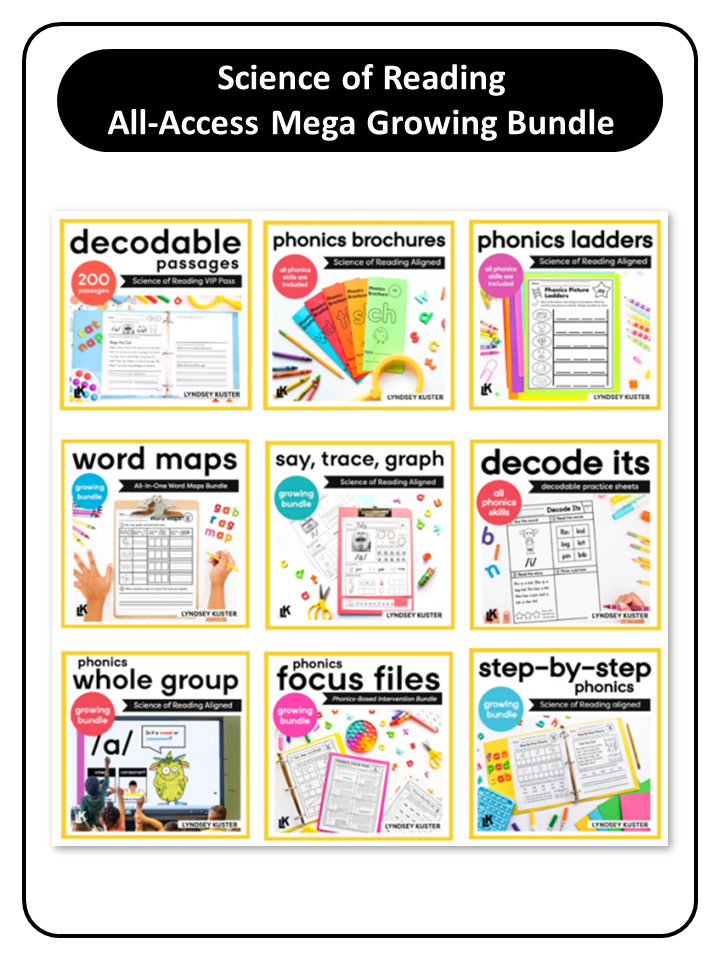 Science of Reading All-Access Mega Growing Bundle