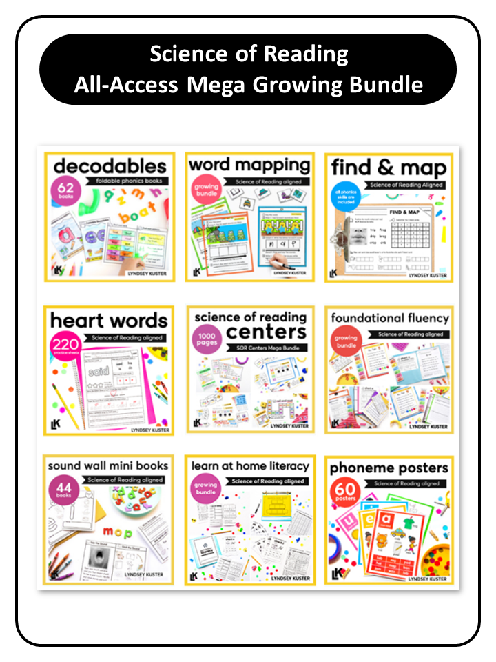 Science of Reading All-Access Mega Growing Bundle