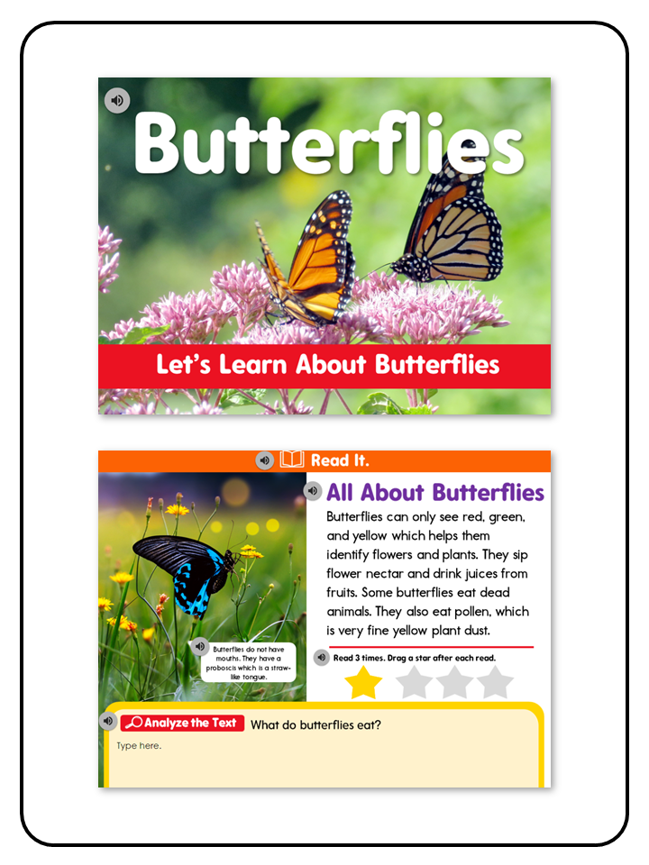 Listening Center All About Butterflies - Digital Resource