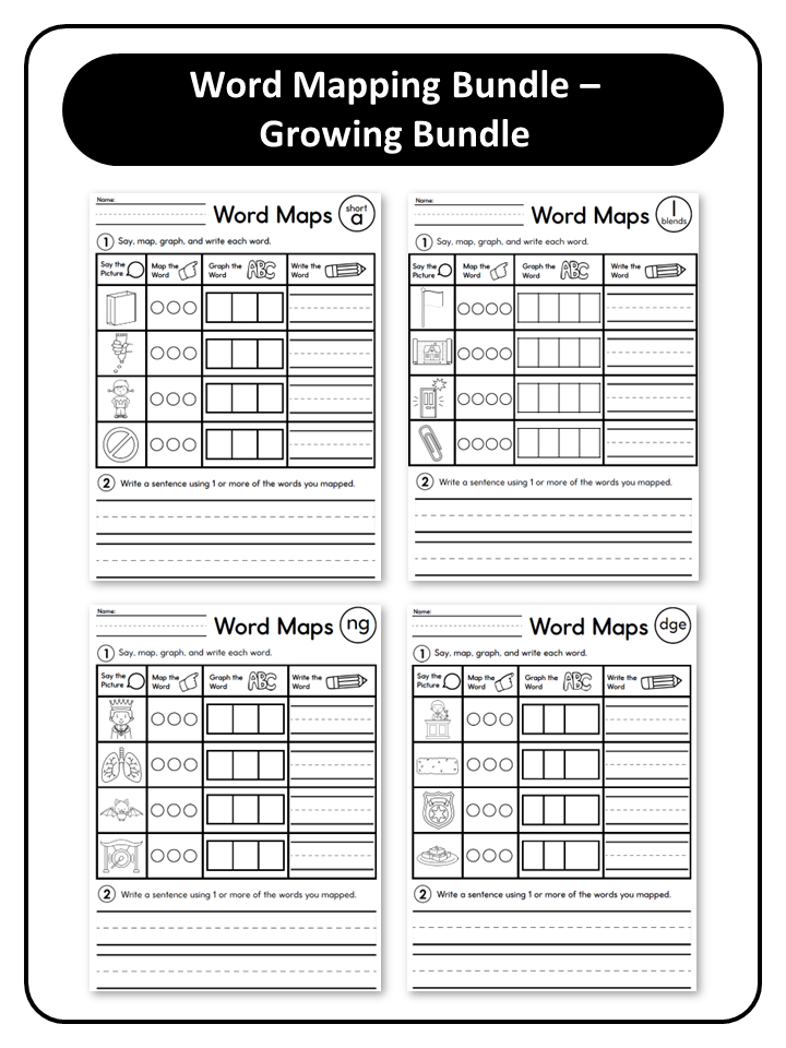 Word Mapping Bundle - Growing Bundle