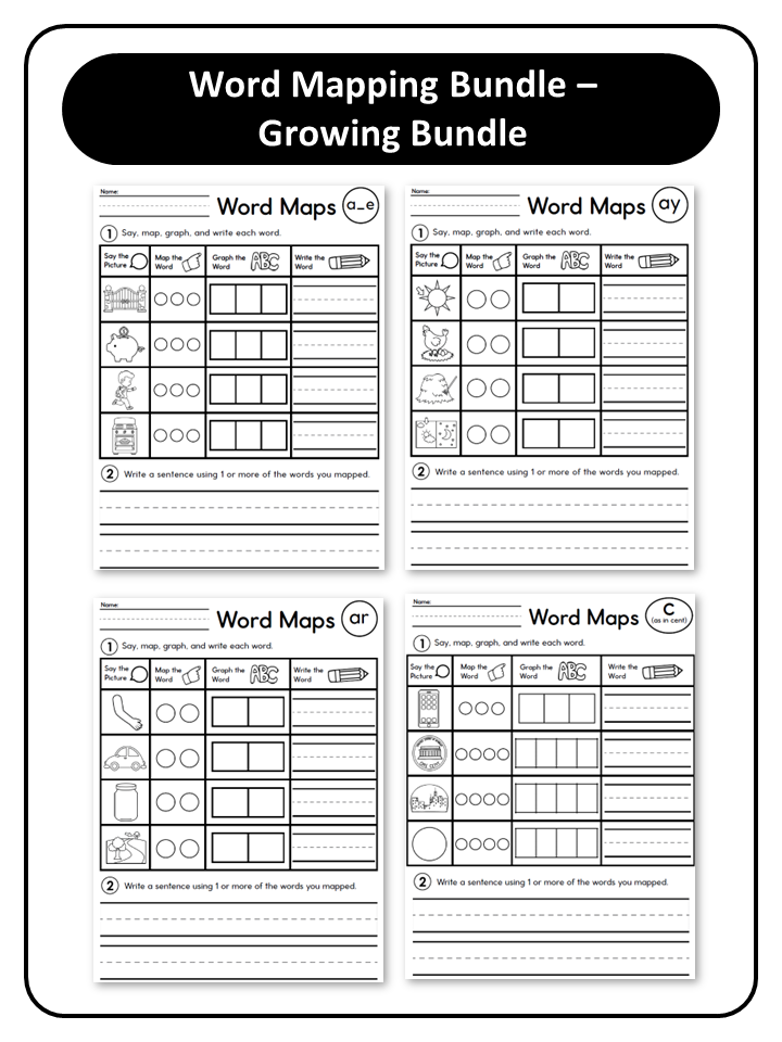 Word Mapping Bundle - Growing Bundle